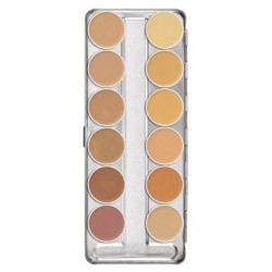 Kryolan palette crème de camouflage 12 couleurs