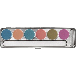 Kryolan palette AquaColor Interferenz 6 couleurs