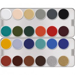 Kryolan palette supracolor 24 couleurs