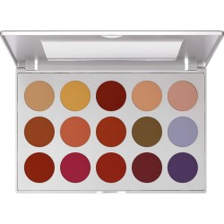 kryolan palette Eye Shadow avec miroir 15 couleurs