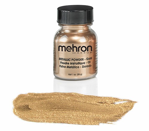 Mehron metallic Powder Couleur Gold